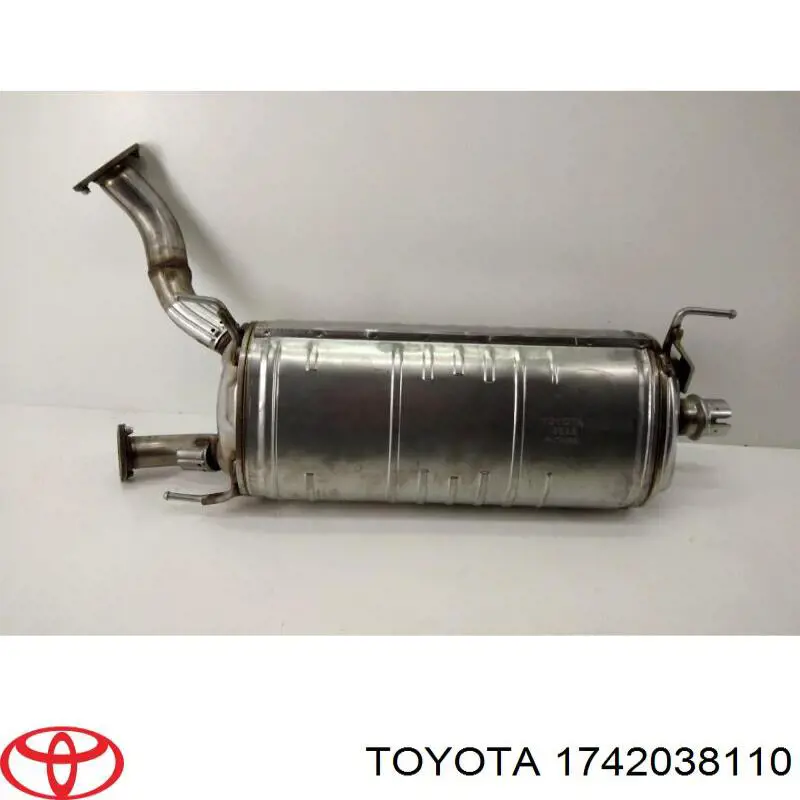 Глушник Toyota 1742038110 ціна, від 644.23 USD