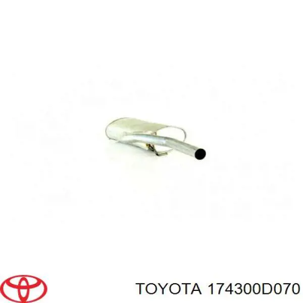 Купити 174300D070 Toyota Вихлоп