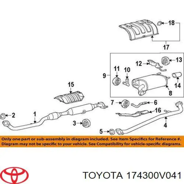  174300V041 Toyota