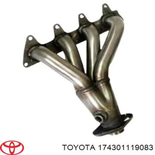 1743011190 Toyota Глушник, задня частина