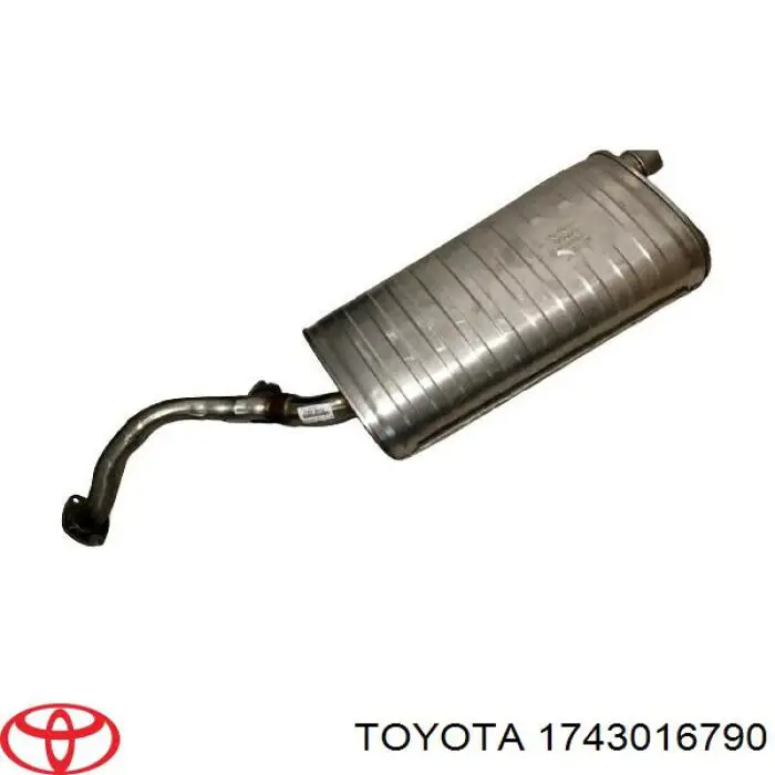 Купити 1743064270 Toyota Глушник вихлопних газів кінцевий