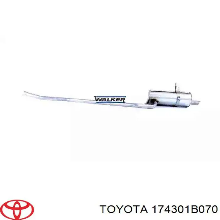 Купити 174301B070 Toyota Вихлоп