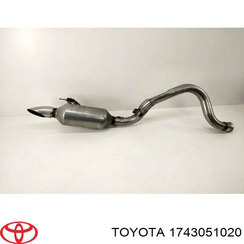 Вихлопна труба Toyota 1743051010 ціна, від 102.26 USD