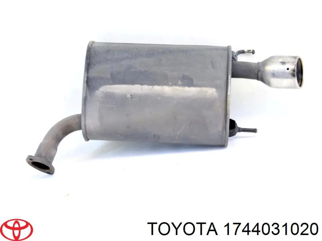 Вихлоп Toyota 1744031020 ціна, від 84.44 USD