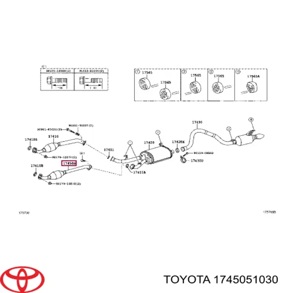  Toyota 1745051030 ціна, від 823.33 USD