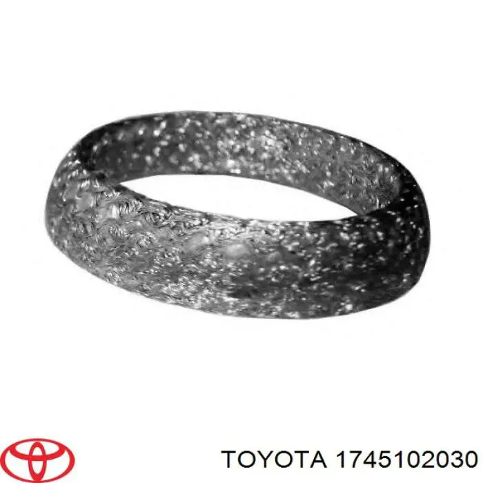 Прокладка прийомної труби глушника Toyota 1745102030 ціна, від 5.01 USD