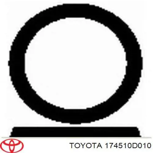 Прокладка прийомної труби глушника Toyota 174510D010 ціна, від 4.85 USD