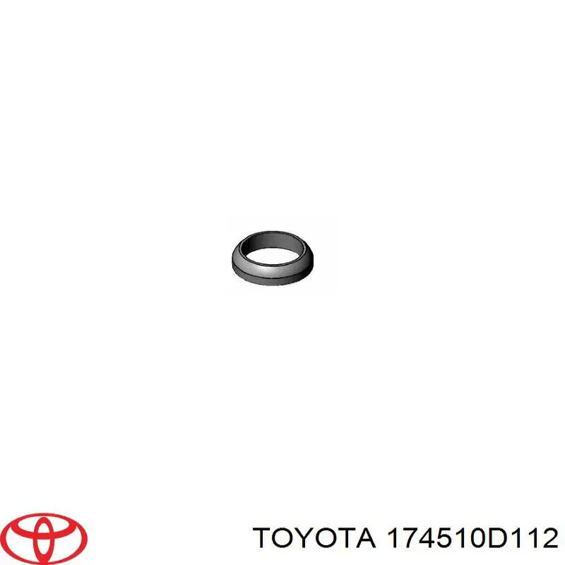 Прокладка монтажна, глушника Toyota 174510D112 ціна, від 15.26 USD