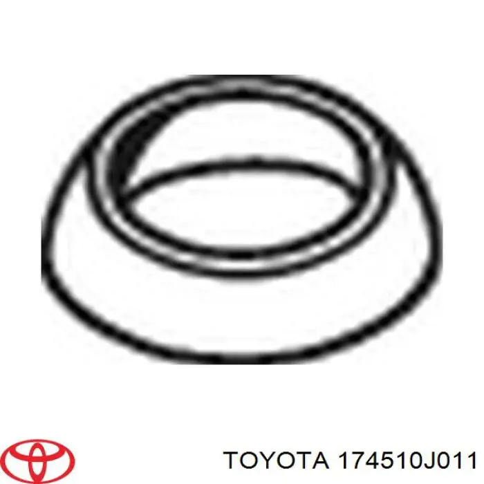 Прокладка монтажна, глушника 174510J011 Toyota