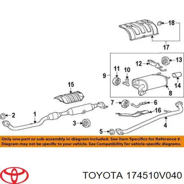 Купити 174510V040 Toyota 