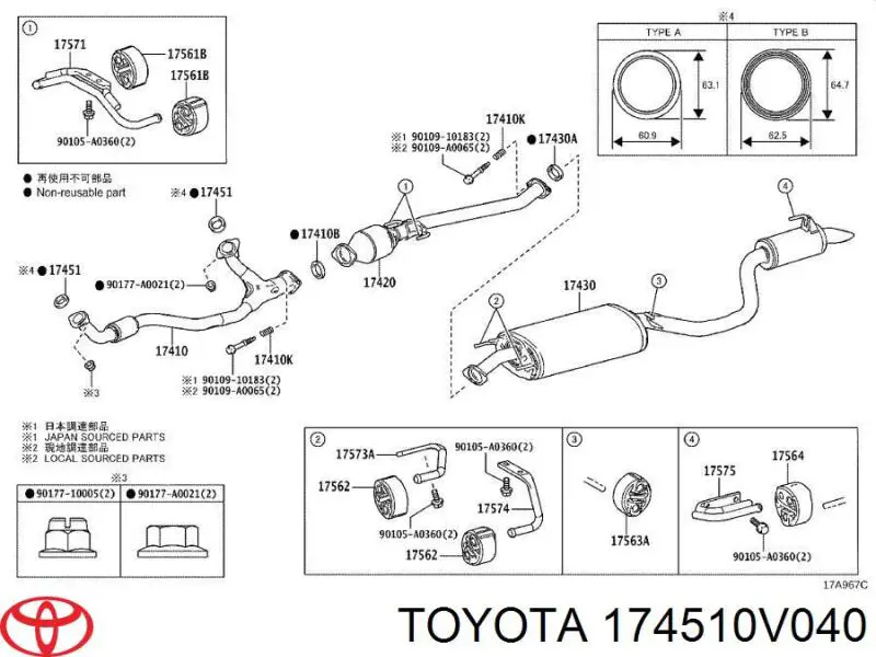  174510V040 Toyota