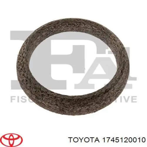 Кільце приймальні труби глушника ущільнювача Toyota 1745120010 ціна, від 3.22 USD