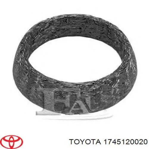 Кільце приймальної труби глушника Toyota 1745120020 ціна, від 10.36 USD