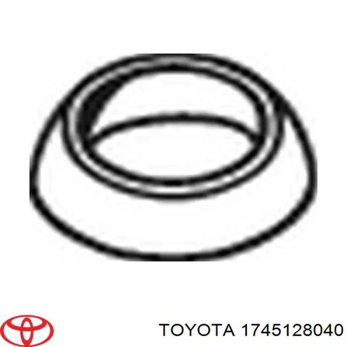 Кільце приймальної труби глушника Toyota 1745128040 ціна, від 14.52 USD