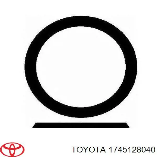 1745128040 Toyota кільце приймальної труби глушника