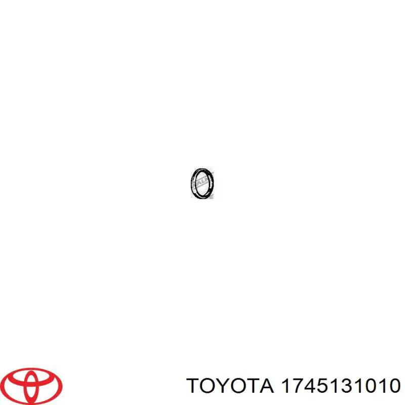 Прокладка монтажна, глушника Toyota Previa (ACR50) (Тойота Превія)