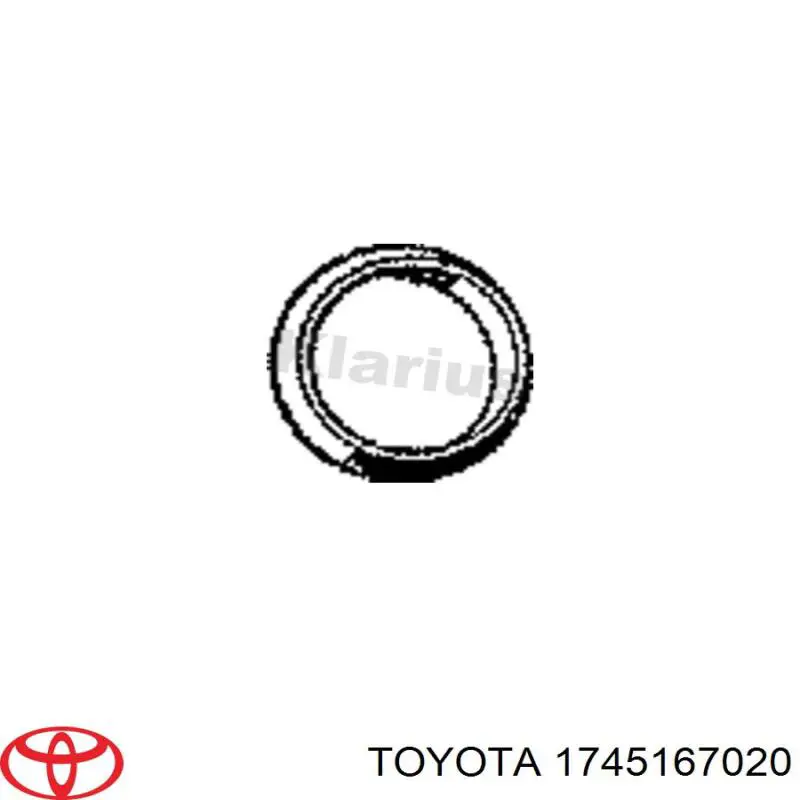 1745167020 Toyota кільце приймальної труби глушника