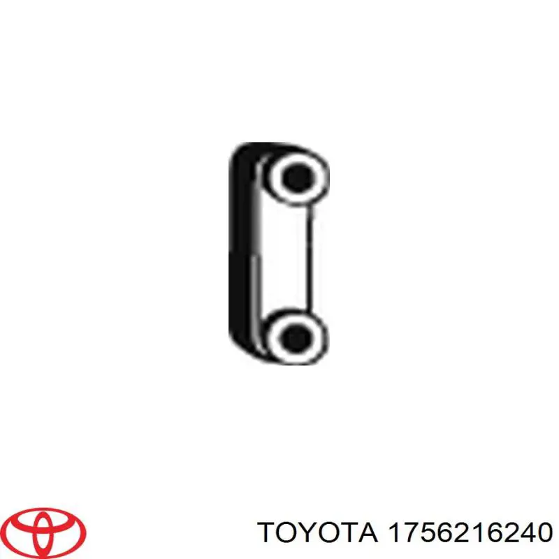 Подушка кріплення глушника Toyota 1756216240 ціна, від 8.87 USD
