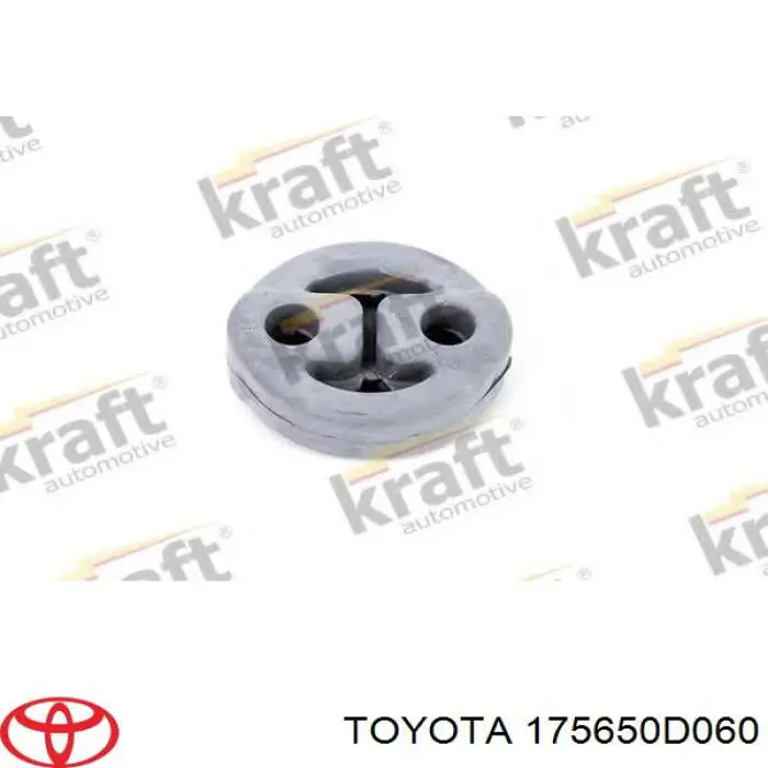 Подушка кріплення глушника Toyota 175650D060 ціна, від 2.53 USD