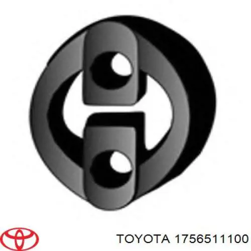 1756511100 Toyota подушка кріплення глушника