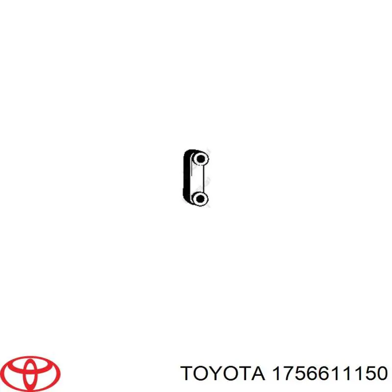 Подушка кріплення глушника Toyota 1756611150 ціна, від 2.35 USD