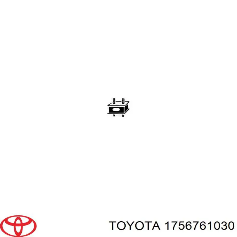 Купити 1756761030 Toyota Подушка глушника