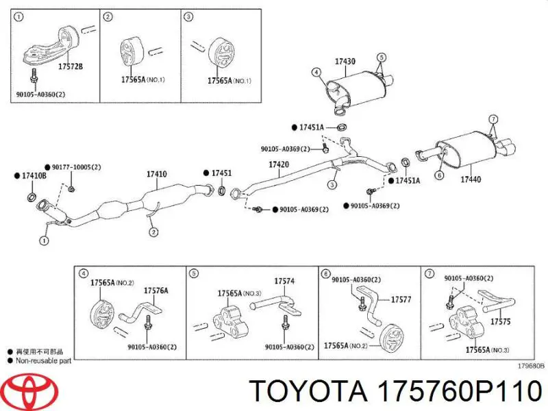 175760P110 Toyota 