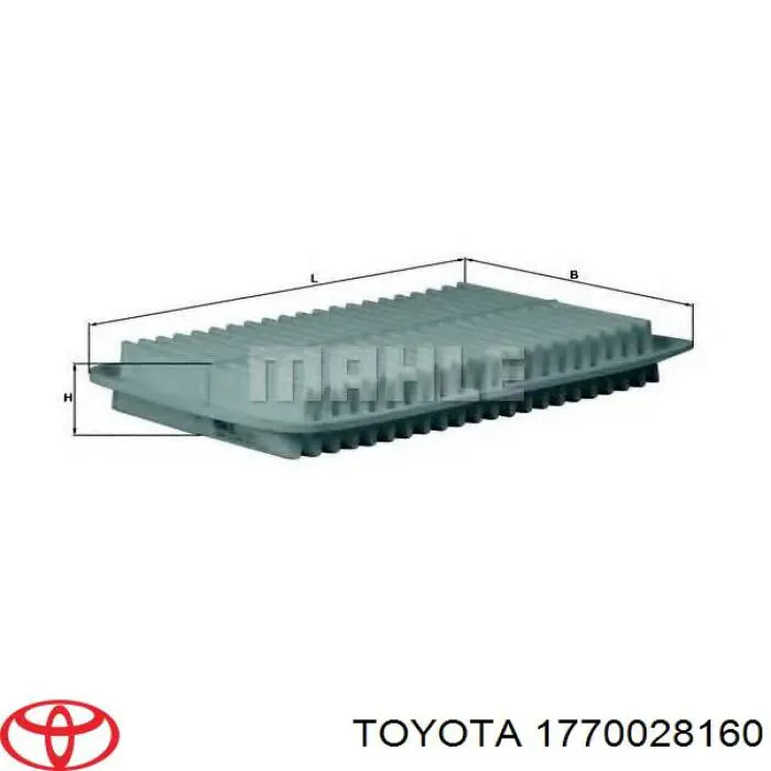 Корпус повітряного фільтра на Toyota Camry (V30)