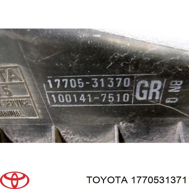 1770531371 Toyota Корпус повітряного фільтра, верхня частина
