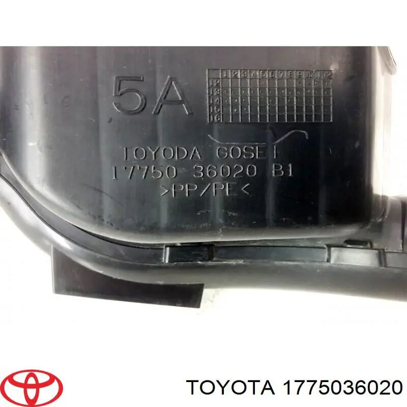 1775036020 Toyota повітрозабірник повітряного фільтра