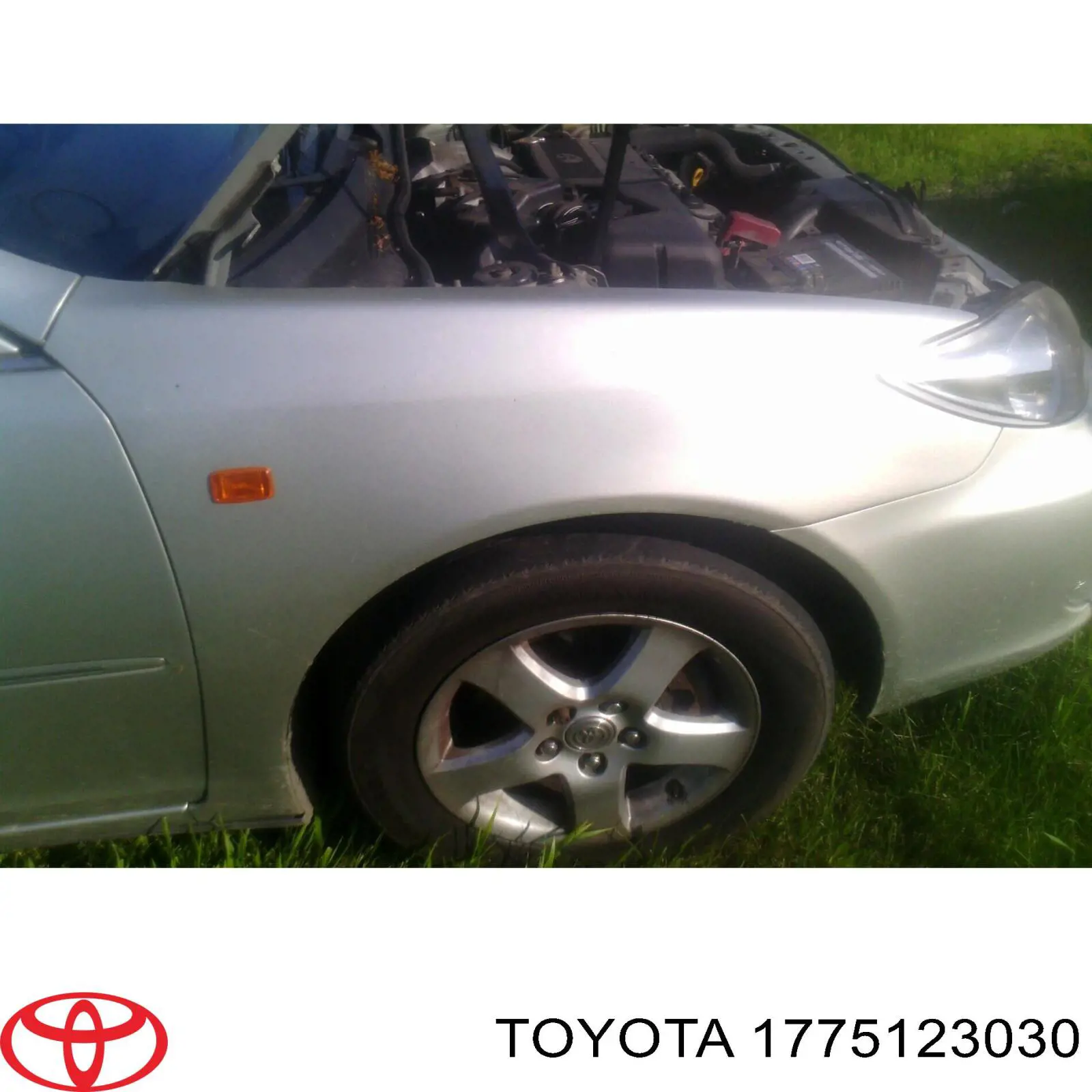 Патрубок повітряний, вхід повітряного фільтра Toyota 177510J010