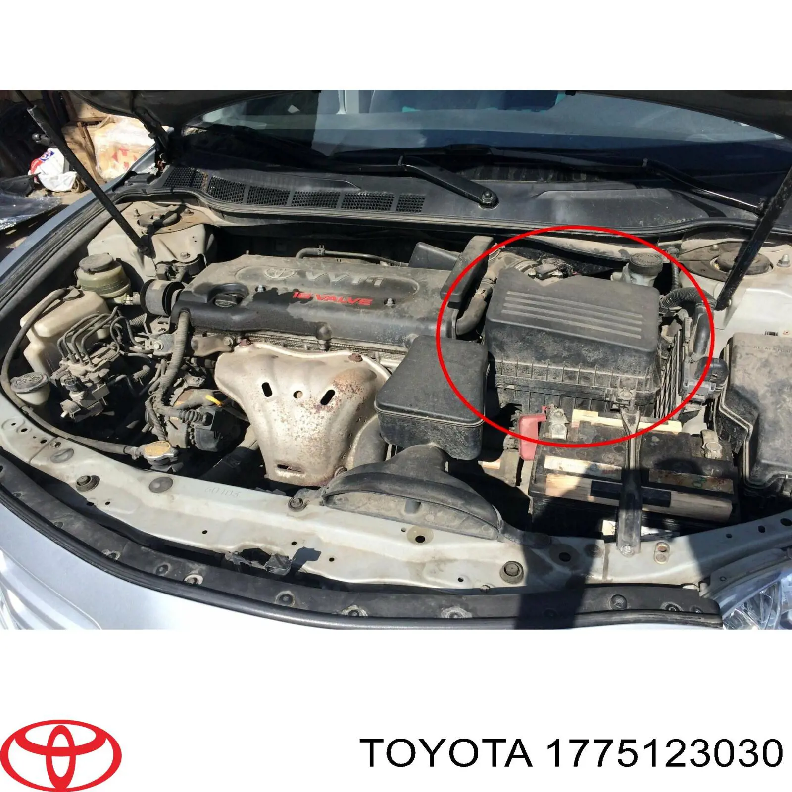177510J010 Toyota Патрубок повітряний, вхід повітряного фільтра