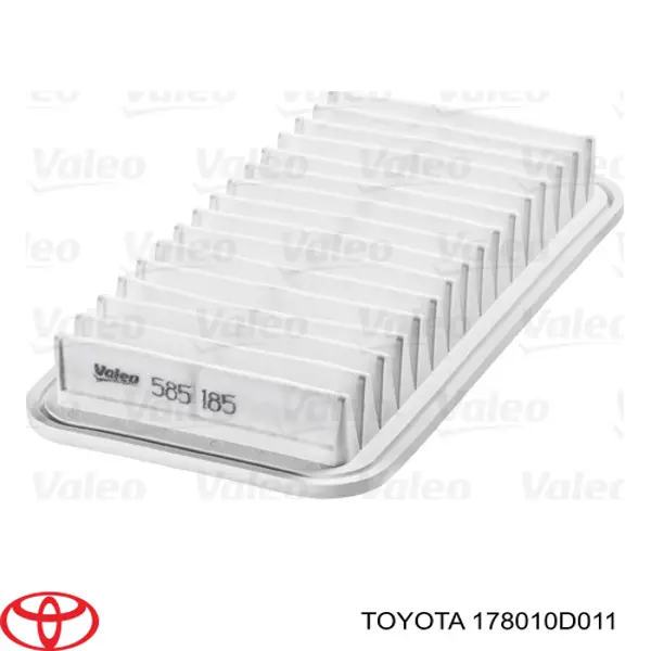 Елемент повітряного фільтра Toyota 178010D011 ціна, від 5.06 USD