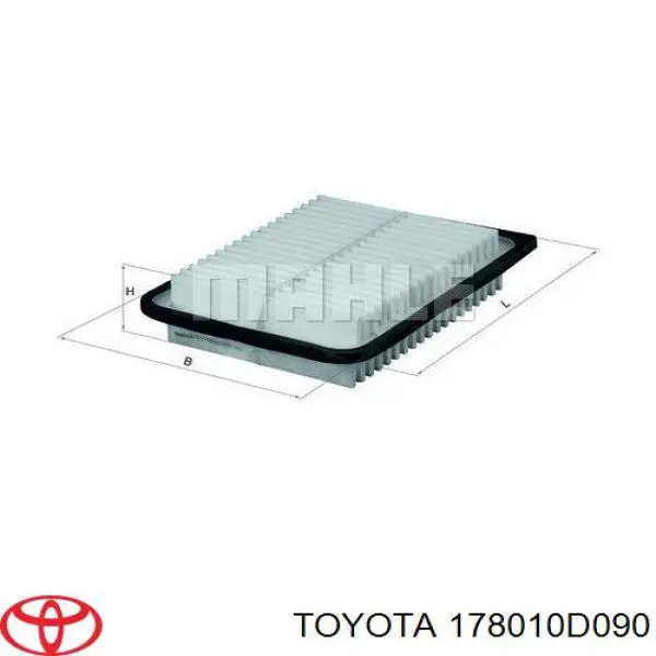 178010D090 Toyota фільтр повітряний