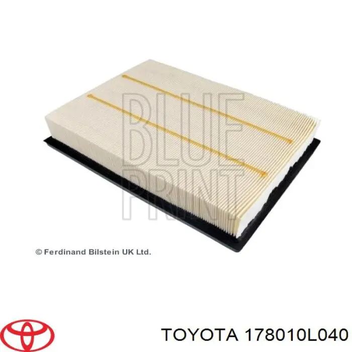 178010L040 Toyota Повітряний фільтр двигуна