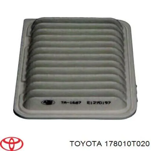 Елемент повітряного фільтра Toyota 178010T020 ціна, від 4.20 USD