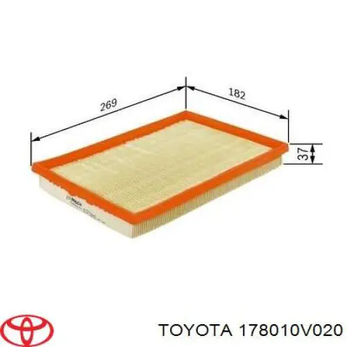 Купити 178010V020 Toyota Автомобільний фільтр повітря