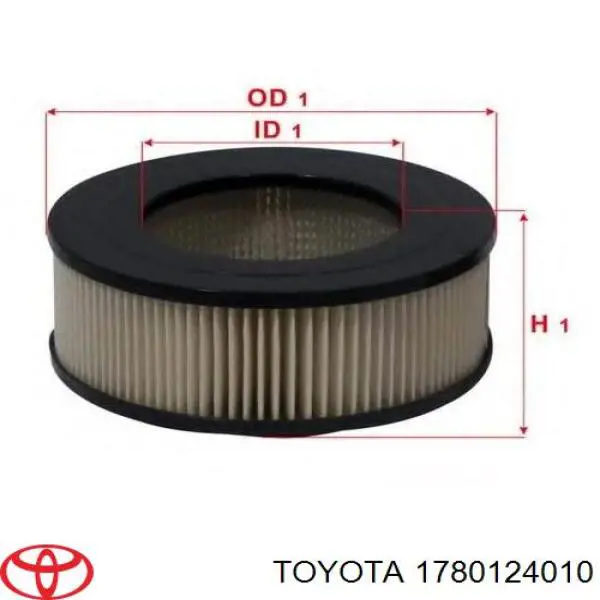 1780124010 Toyota фільтр повітряний