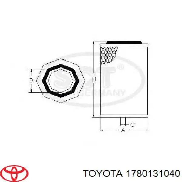 Фільтр повітряний Fram CA6909