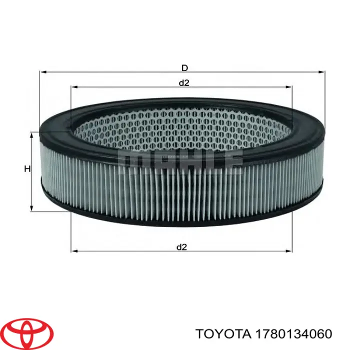 1780134060 Toyota фільтр повітряний
