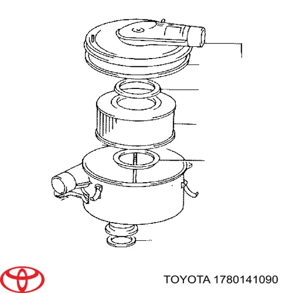1780141090 Toyota Повітряний фільтр двигуна