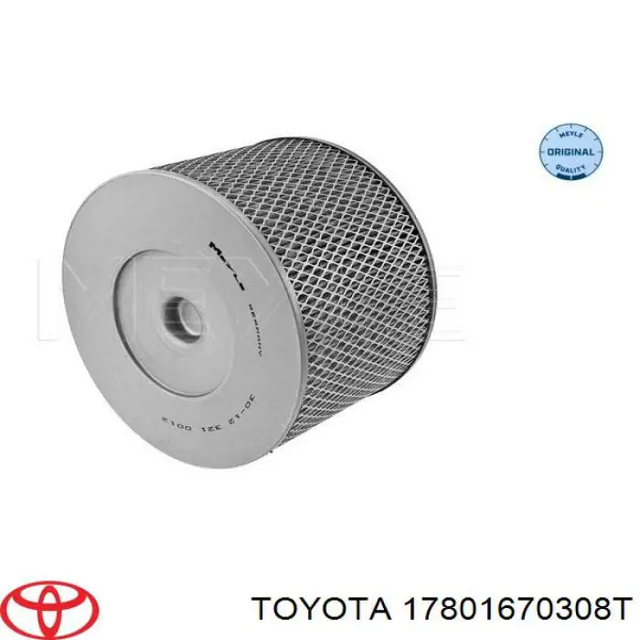 Елемент повітряного фільтра Toyota 17801670308T ціна, від 11.96 USD