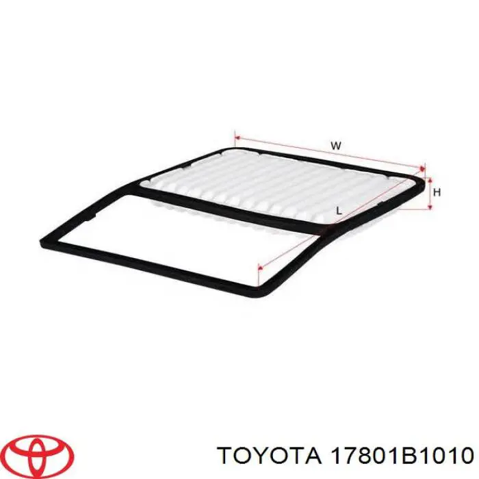17801B1010 Toyota Повітряний фільтр двигуна