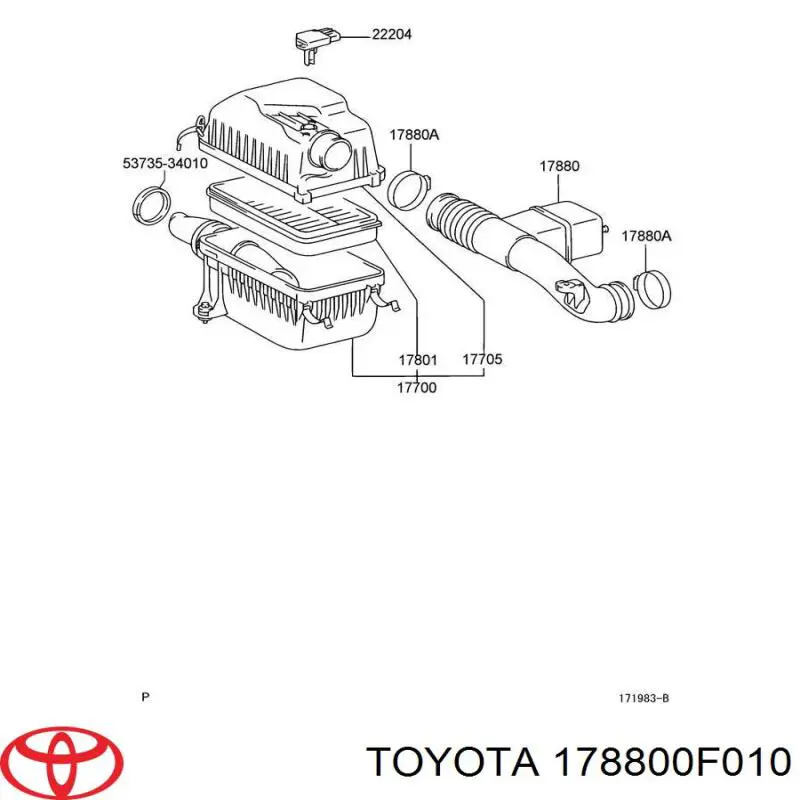  Toyota 178800F010 ціна, від 44.29 USD