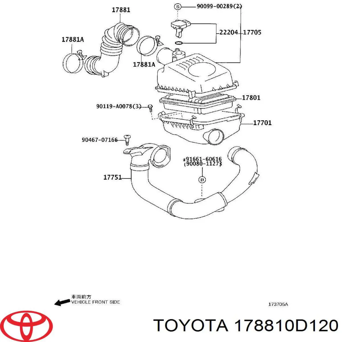  Toyota 178810D120 ціна, від 12.71 USD