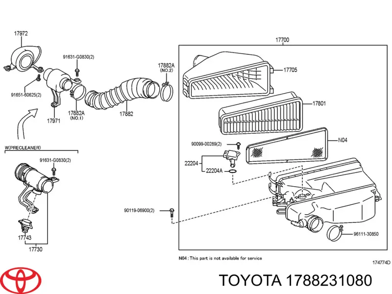 1788231080 Toyota 