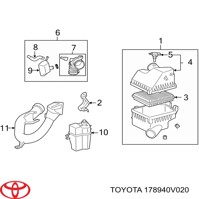Купити 178940V020 Toyota 