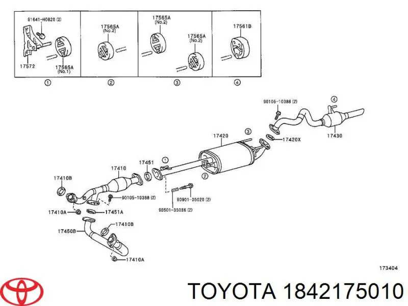 1842175010 Toyota 