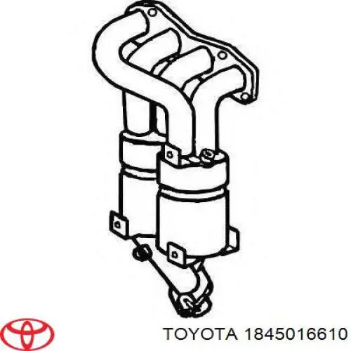 Каталізатор 1845016610 Toyota