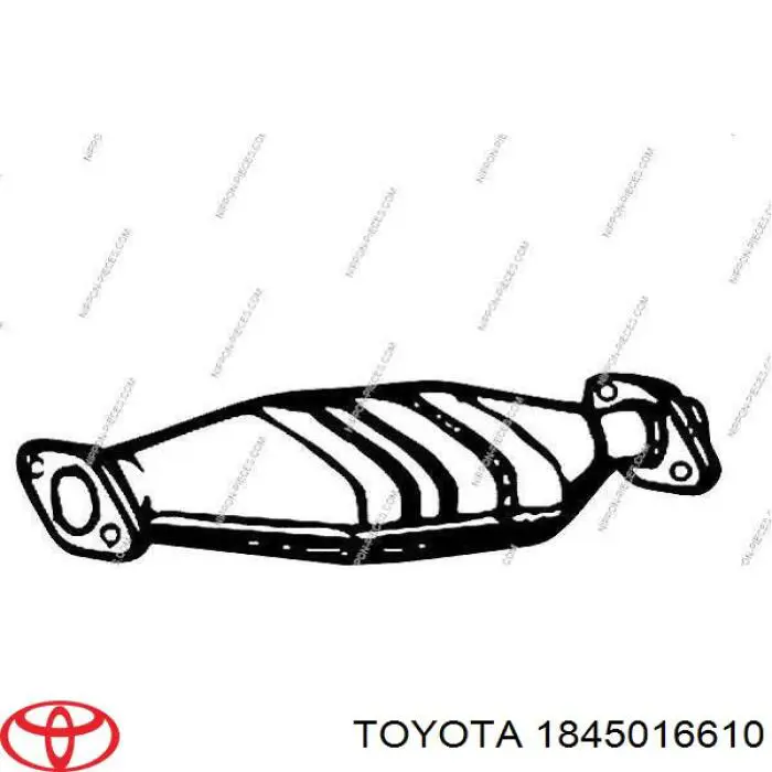 Купити 1845016610 Toyota Перетворювач відпрацьованих газів